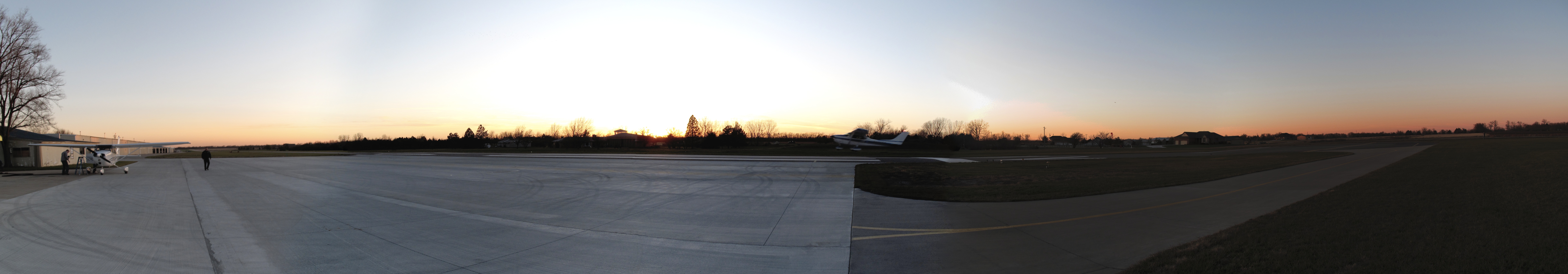 An airport near Wichita, KS